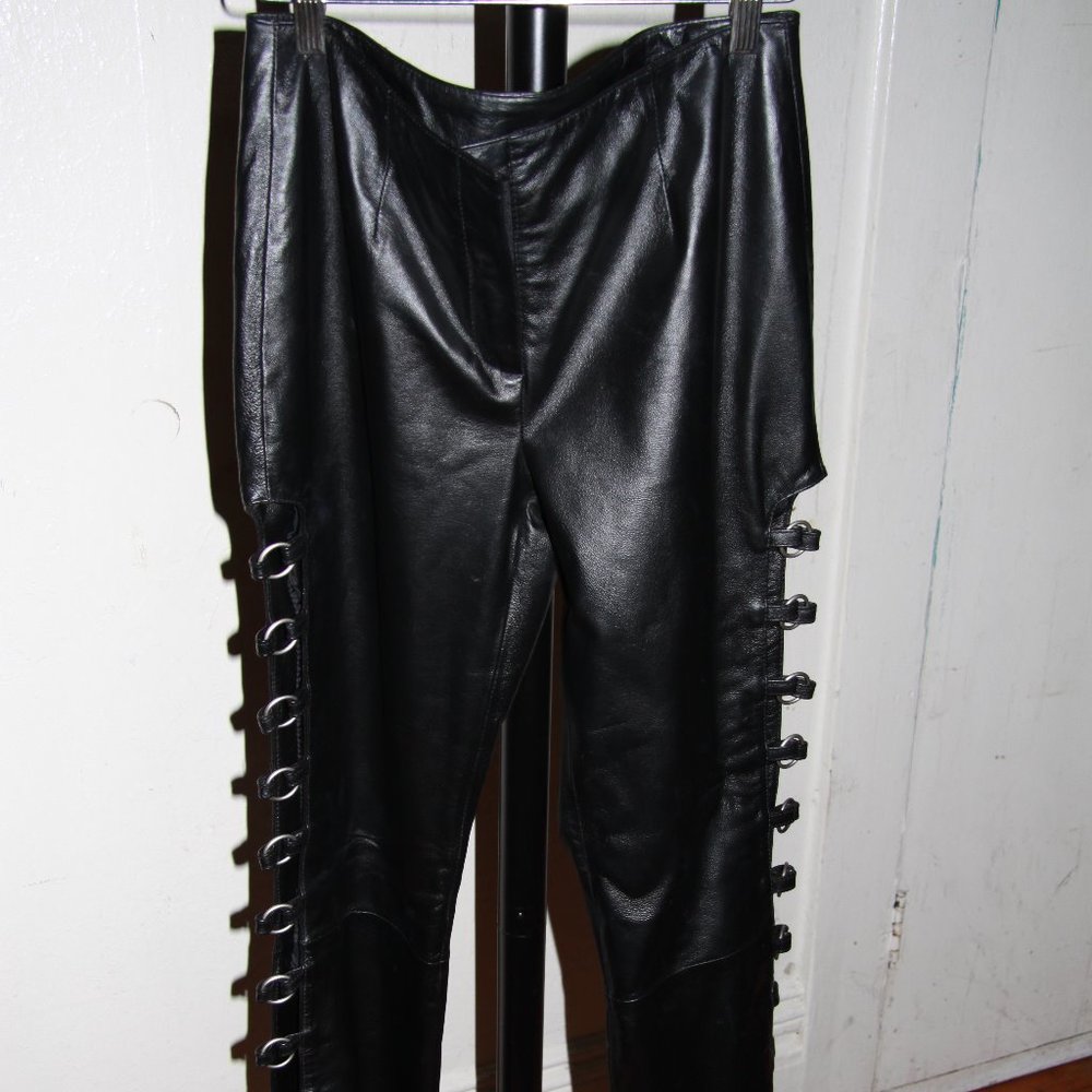 Leather pants